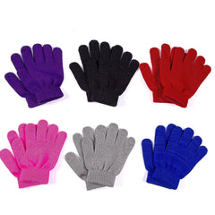 Youth Stretchy Knit Gloves ƒ?? Asst'd Colors  (1 Pair)