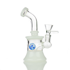 6" Water Pipe with Locket Art and 14mm Male Bowl
