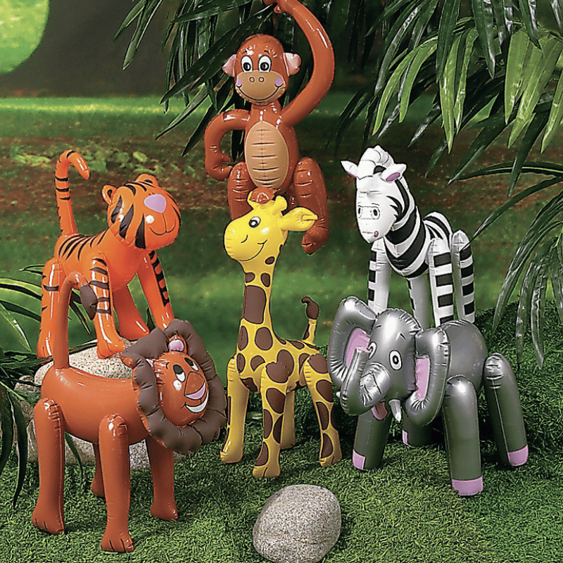 Zoo Animal Inflates (12/package) $2.95 each