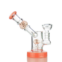 7" Side Car Water Pipe Bong With Dome Shower and 14mm Male Bowl